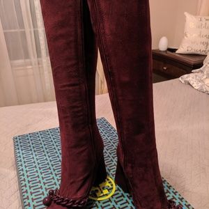 Tory Burch Addison Suede Boots